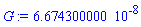 0.6674300000e-7
