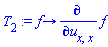 proc (f) options operator, arrow; diff(f, u[x, x]) end proc