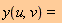 "y(u,v)="