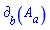Physics:-d_[b](A[a](X), [X])