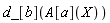 Physics:-d_[b](A[a](X))