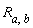 R[a, b]