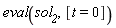 eval(sol__2, [t = 0])