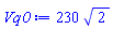 230*2^(1/2)