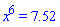 x^6 = 7.52