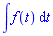 int(f(t), t)
