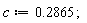 c := .2865;