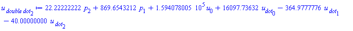 22.22222222*p[2]+869.6543212*p[1]+159407.8005*u[0]+16097.73632*u__dot[0]-364.9777776*`u__ dot`[1]-40.00000000*`u__ dot`[2]