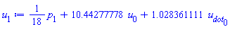(1/18)*p[1]+10.44277778*u[0]+1.028361111*u__dot[0]