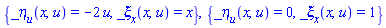 {_eta[u](x, u) = -2*u, _xi[x](x, u) = x}, {_eta[u](x, u) = 0, _xi[x](x, u) = 1}