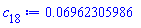 0.6962305986e-1