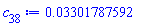 0.3301787592e-1
