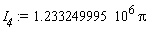 I__4 := 1.233249995*10^6*Pi