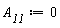 A__11 := 0