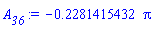 -.2281415432*Pi