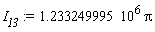 I__13 := 1.233249995*10^6*Pi