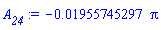 -0.1955745297e-1*Pi
