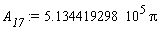 A__17 := 5.134419298*10^5*Pi