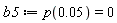 b5 := p(0.5e-1) = 0