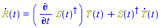 diff(R(t), t) = Physics:-`*`(diff(Physics:-Dagger(S(t)), t), T(t))+Physics:-`*`(Physics:-Dagger(S(t)), diff(T(t), t))