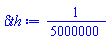 1/5000000