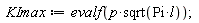 KImax := evalf(p*sqrt(Pi*l));