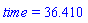 time = 36.410