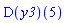 (D(y3))(5)