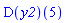 (D(y2))(5)