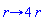 proc (r) options operator, arrow; 4*r end proc