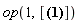 op(1, [parameters = A, B])