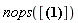 nops([parameters = A, B])