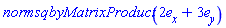 normsqbyMatrixProduct(Vector(2, {(1) = 2, (2) = 3}, attributes = [coords = cartesian]))