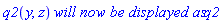 q2(y, z)*`will now be displayed as`*q2