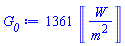 1361*Units:-Unit(W/m^2)
