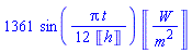 1361*Units:-Unit(W/m^2)*sin((1/12)*Pi*t/Units:-Unit(h))