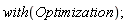 with(Optimization);