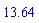 13.64