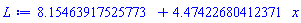 HFloat(8.154639175257726)+HFloat(4.474226804123712)*x