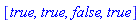 [true, true, false, true]