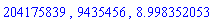204175839, 9435456, 8.998352053