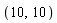 10, 10