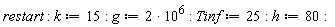 restart: