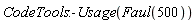 CodeTools:-Usage(Faul(500))