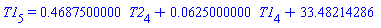 T1[5] = .4687500000*T2[4]+0.625000000e-1*T1[4]+33.48214286