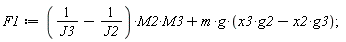 F1 := (1/J3-1/J2)*M2*M3+m*g*(g2*x3-g3*x2);