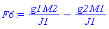 g1*M2/J1-g2*M1/J1