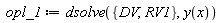 opl_1 := dsolve({DV, RV1}, y(x))