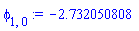 -2.732050808