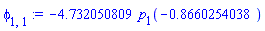 -4.732050809*p[1](-.8660254038)